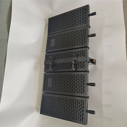5-Panel Microphone Isolation Shield Soundproof Cover Soundproof Grid Design Semi-Circular Noise Reduction Wind Screen 2