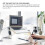 2PCS Desktop Speaker Stand Audio Bracket Tabletop Shock Absorption Holder Speaker Bracket for Computer Speakers 5