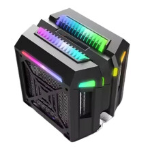 T400 Computer Tower CPU Heat Sink ARGB Four Copper Tube PWM Temperature Controlled Silent Fan Heat Dissipation