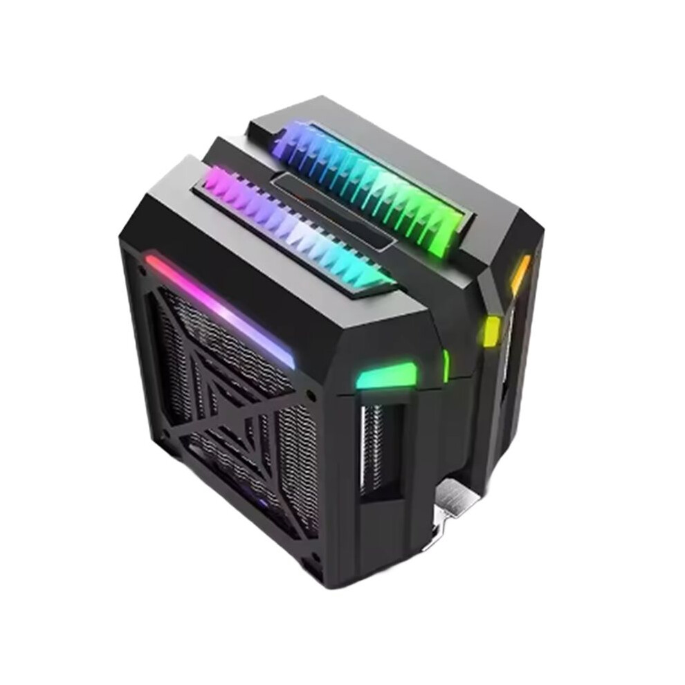 T400 Computer Tower Cpu Heat Sink Argb Four Copper Tube Pwm Temperature Controlled Silent Fan Heat Dissipation 6031934184461