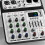 Professional D-04 4 Channel 256DSP Audio Mixer USB Studio  DJ Console Mixer 6