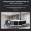 Universal Projector Ceiling Wall Mount Bracket with Tray Adjustable for Cameras Projectors Video Conferencing 75-150cm 6