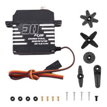 RXAZ Brushless Servo Aluminum Alloy Case Waterproof Digital Metal Gear Servo for RC Car Truck Crawler Boat Robot DIY 30KG