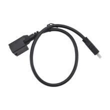 0.5m High Speed -Compatible E Type 19P Female Black Molding to -Compatible A Type Male Black Molding