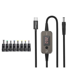 Type C Naar Power Boost-Kabel, Instelbare Spanning 5V/9V/12V/15V/20V, PD 100W Snellaad-Step- Converterkabel