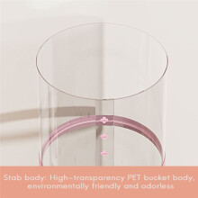 Transparent Doll Toy Storage Box Plush Toy Storage Box Plastic Filled Storage Bucket Children'S Toy Storage Box