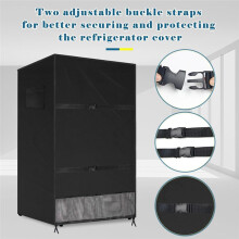 Outdoor Refrigerator Cover, Waterproof Upright Upright Freezers Cover, Beverage Beer Refrigerator Protection Cover
