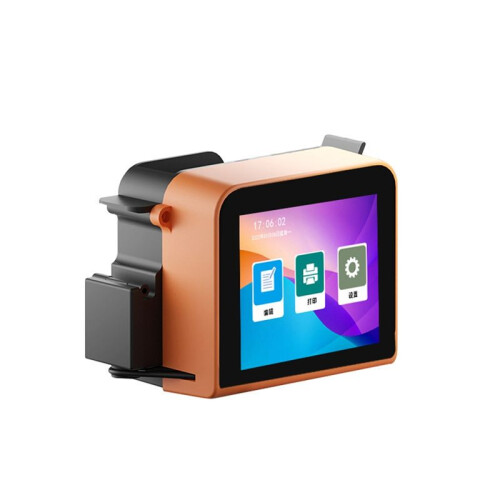 T1  Hand Held Expiry Date Portable Handheld Coding Machine Tij Thermal Inkjet Printer Bright Orange