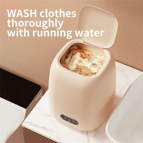 Small Washing Machine for Underwear Children'S Clothes  Washer Fully Automatic Washing Machine EU Plug 2