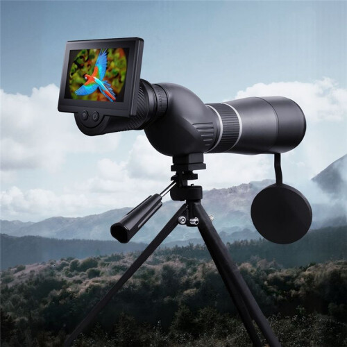 Novo Telescópio Astronômico com Tela IPS de 4,3 Polegadas WiFi, Gravador Ocular Eletrônico, Câmera Planetária e Filmadora HD 2