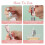 3Pcs Atomizer Perfume Bottles, Bottle Refillable Atomizer with Floral Butterfly Pattern, Portable Travel Container 6