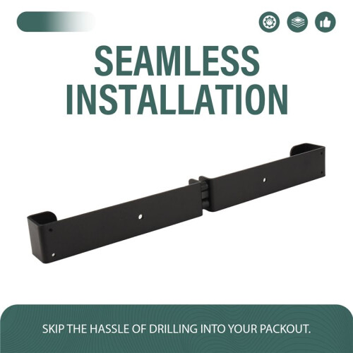 Compact Mounting Plate Holder for  48-22-8426 Rolling Toolbox Mounted  Packout Toolbox Handle 1
