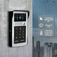 Tuya Wifi Video Dörrklockesystem 1080P Trådlös Video Dörrtelefon Utomhus WIFI Kamera RFID Kort EU-Kontakt