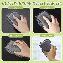4 Pcs Dry Erase Eraser Washable Whiteboard Eraser for Markers, Chalk, Classroom, Home and Office