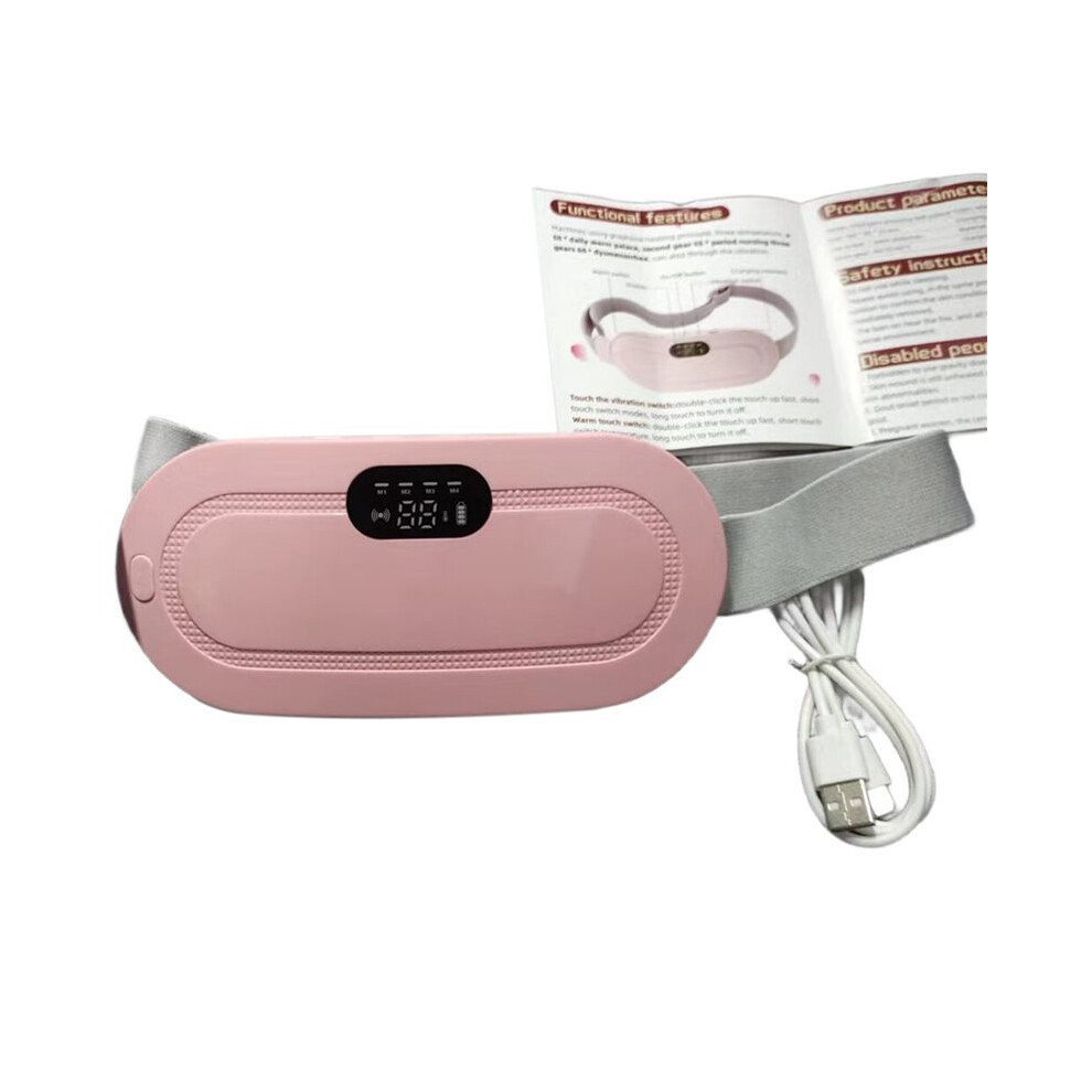Abdominal Massager Heated Vibrating Belt Relieves Menstrual Discomfort Heated Vibrating Warming Device