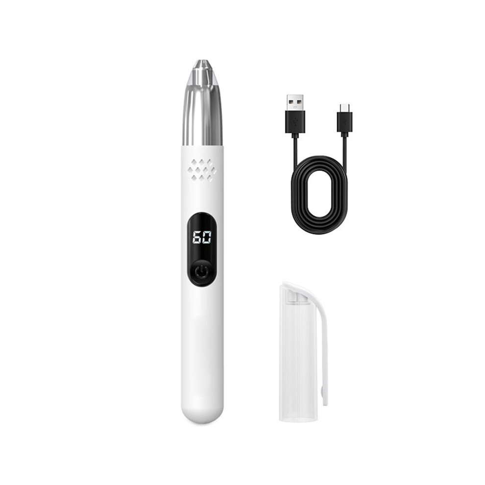 USB Charging Men'S Electric Nose Hair Trimmer - Portable Nose and Facial Hair Remover for Personal Hygiene
