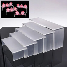 5-teilige Set von Ausstellungsständern Acryl-U-förmiger Ausstellungsständer hochwertiger Schmuck Schaufenster Lagerregalhalter