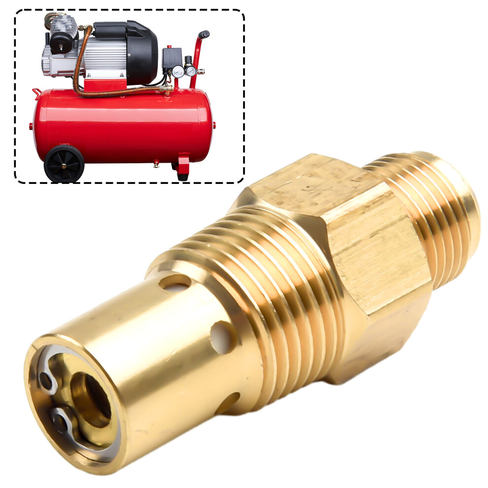 1Pc Air Compressor Brass Check Valve One-Way Check Valve G3/8" Male Npt Pipe Thread G1/2" Compression Thread In Tank Check Valve 6935161468083