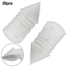 20 Stück G4 DN125 Filter Weißes 180 mm langes Kegelfilterset für runde Abluftventile Progressive Depth Structure Reinigungswerkzeuge