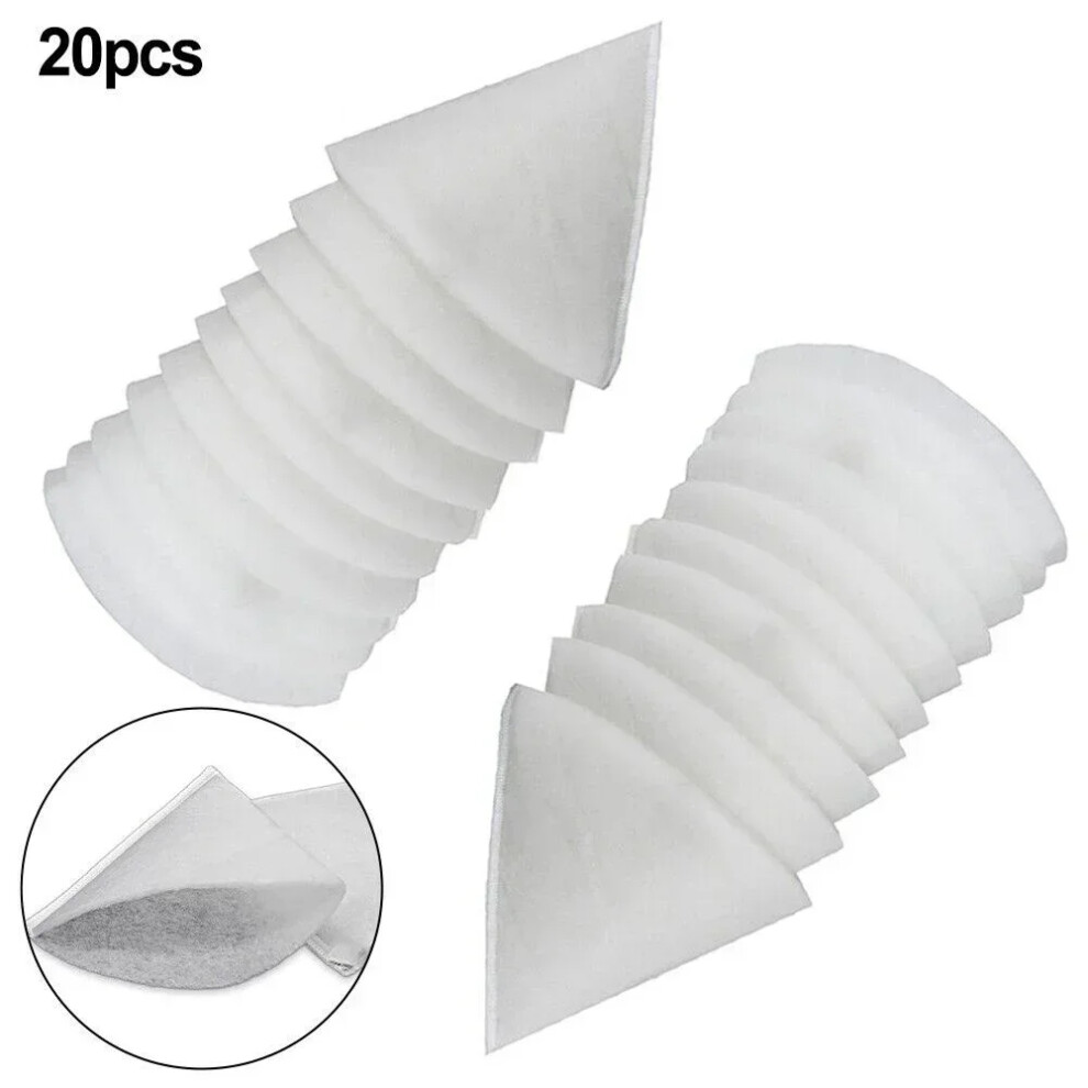 20Pcs G4 Dn125 Filters White 180Mm Long Cone Filter Set For Round Exhaust Air Valves Progressive Depth Structure Cleaning Tools 6935161469523