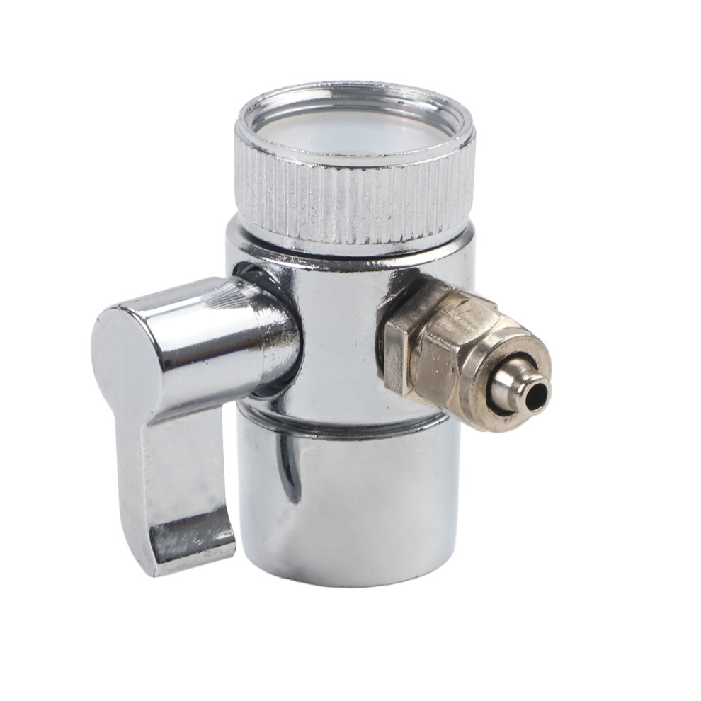 1Pc Sink Diverter Valve Above Counter Water Filter For 1/4In Ro Tubing Faucet Diverter Valve M22 22Mm Female Thread Bathroom Acc 6935161445510