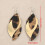 Boucles d'oreilles en forme de S imprimé léopard moderne, bijoux 3