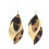 Boucles d'oreilles en forme de S imprimé léopard moderne, bijoux 4