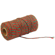 Multi-Purpose Cotton Twine String, Interwoven Colors Add Vitality To Parties, Durable Long Twine Suitable For Various Occasions Including Weddings