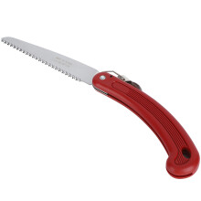 Scie pliante ergonomique antidérapante, conception portable pour les petits travaux de coupe en menuiserie et en camping, lame incisive avec rainure