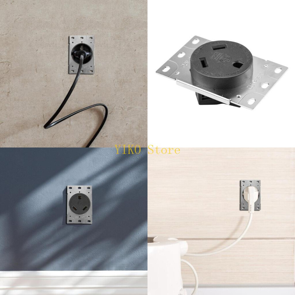 K32c Heavy Duty 30A 125V Rm 30Df Nema 30R Power Outlet For Trailers 6935161437843