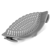 (Grau) Seitliche Abtropf wand aus Silikon für Küchen klammer