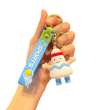 Unieke badminton sleutelhanger cartoon sport rand-badminton
