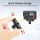 K32C Action Camera Mount Adapter Quick Release Aluminum Base For 4