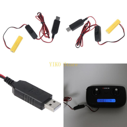 Καλώδιο τροφοδοσίας USB μπαταρίας K32C 6V AA με διακόπτη ενεργοποίησης/απεν