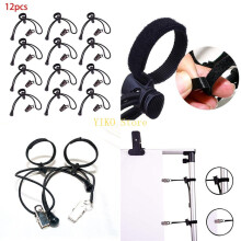 K32C 12 PCS/Pack Hintergrund Stoffklammern Fotografie Hintergrundclips Elastische Schnur