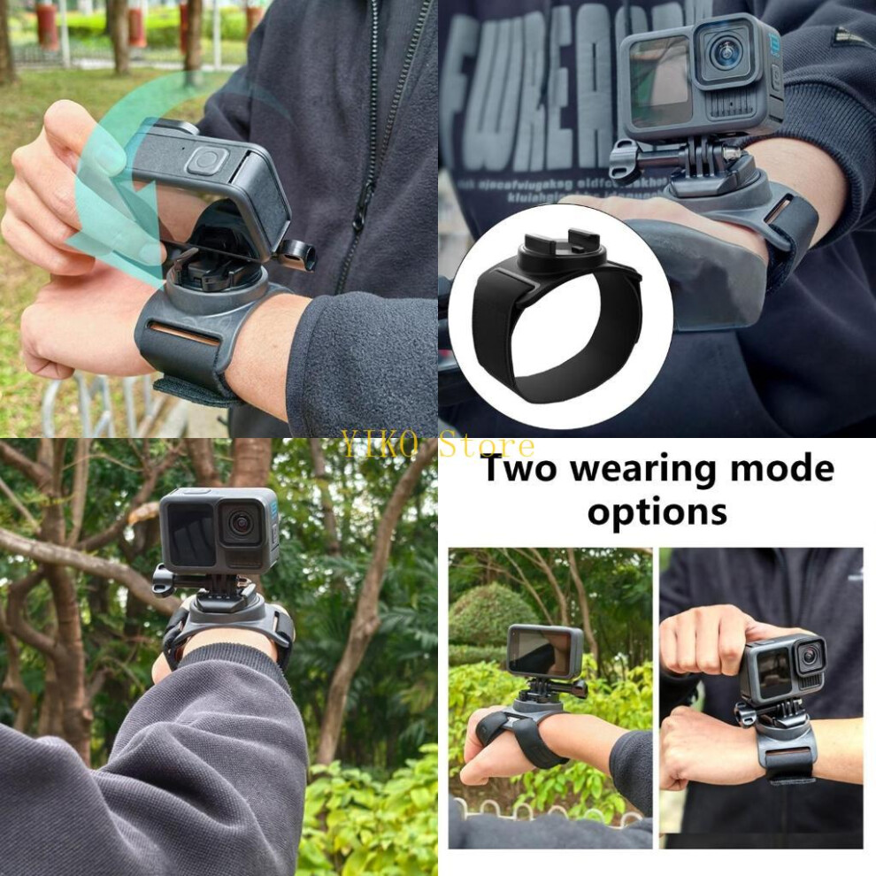 K32c Durability And Rotatable Wrist Mount Wrist Strap For Action 5Pro/4/3 Camera 6935161435054