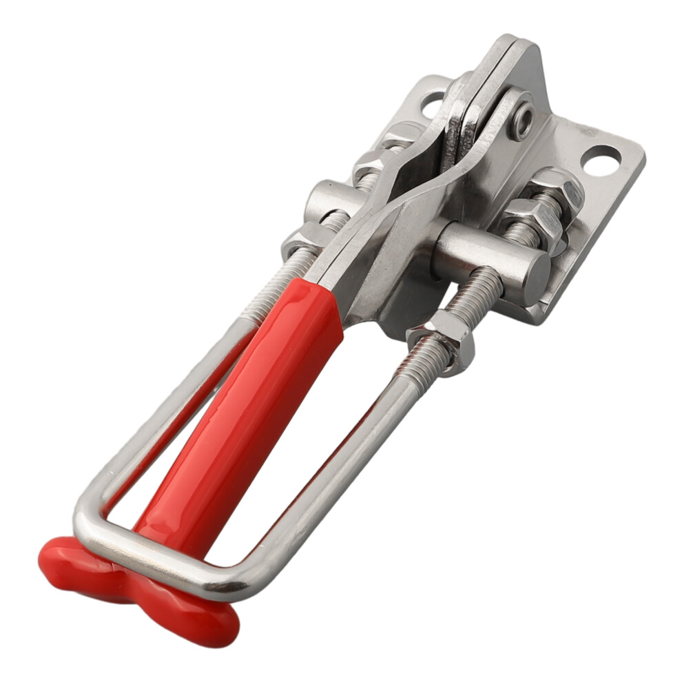 Thickened Sheet Toggle Clamp Adjustable Handle Buckle Clamps Clip Heavy Duty Load 200Kg Self-Lock Toggle Clamp 6935161433852