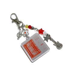 Accessoire de sac d'ornement de porte-clés jeune pour les-Rouge