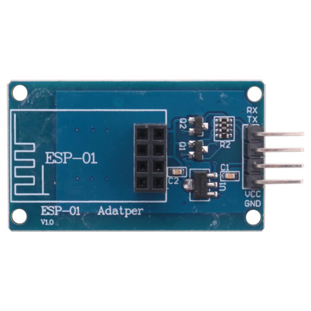 Esp8266 Wifi Module Adapter Esp01 With 3.3V Regulator And Level Conversion For Arduino 5V 9382693653499