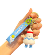 Three-Dimensional Sports Peripheral Pendant Keychain-badminton