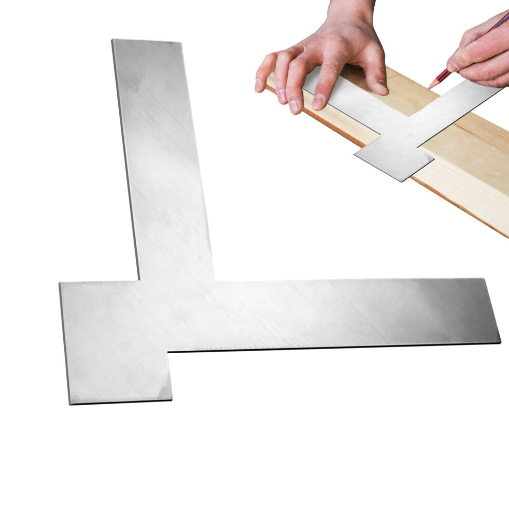 Right Angle Ruler 90Degree Corner Ruler, Wall Edge Scraper, Precision Measuring Tool For Masonry And Plaster 9382693654694