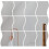 Multiple Mounting Options, Diy Customizable Acrylic Plexiglass Adhesive Wall Mirror, Asymmetrical Irregular Wave Shape For Kitchen Bathroom Sofa 5