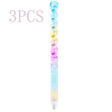 Kit de pintura com diamantes de luxo, aplicador de strass 5D luminoso em resina com design ergonômico, caneta aplicadora de ponta dupla que oferece