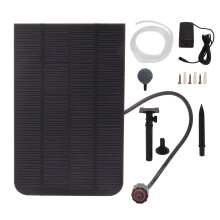 Bomba de ar solar para lago, oxigenador de aquário movido a energia solar com ângulo ajustável e regulador de bolhas, design portátil para