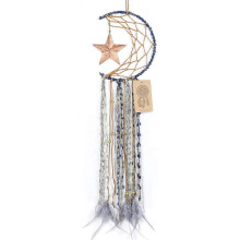 Feather Decor Dream Catcher, Protection And Blessings For Home Wall Decoration, Good Dreams Symbol Handmade Ornament For Bedroom Dorm Balcony