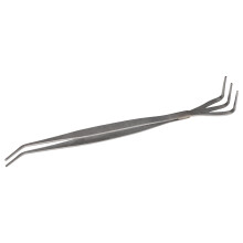 Stainless Steel Bonsai Tool: Multifunctional Gardening Rake, Leaf Collection Tweezers Rake, Ergonomically Designed For Safe And Easy Use By All