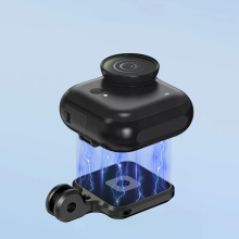 Magnetische Schnellverschluss-Rückplatte für die Insta360 Go Ultra Lightweight Metalladapter-Halterung Kamerazubehör