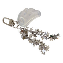 Sturdy Acrylic Rabbit Keychain In Retro Magicals-Keychain
