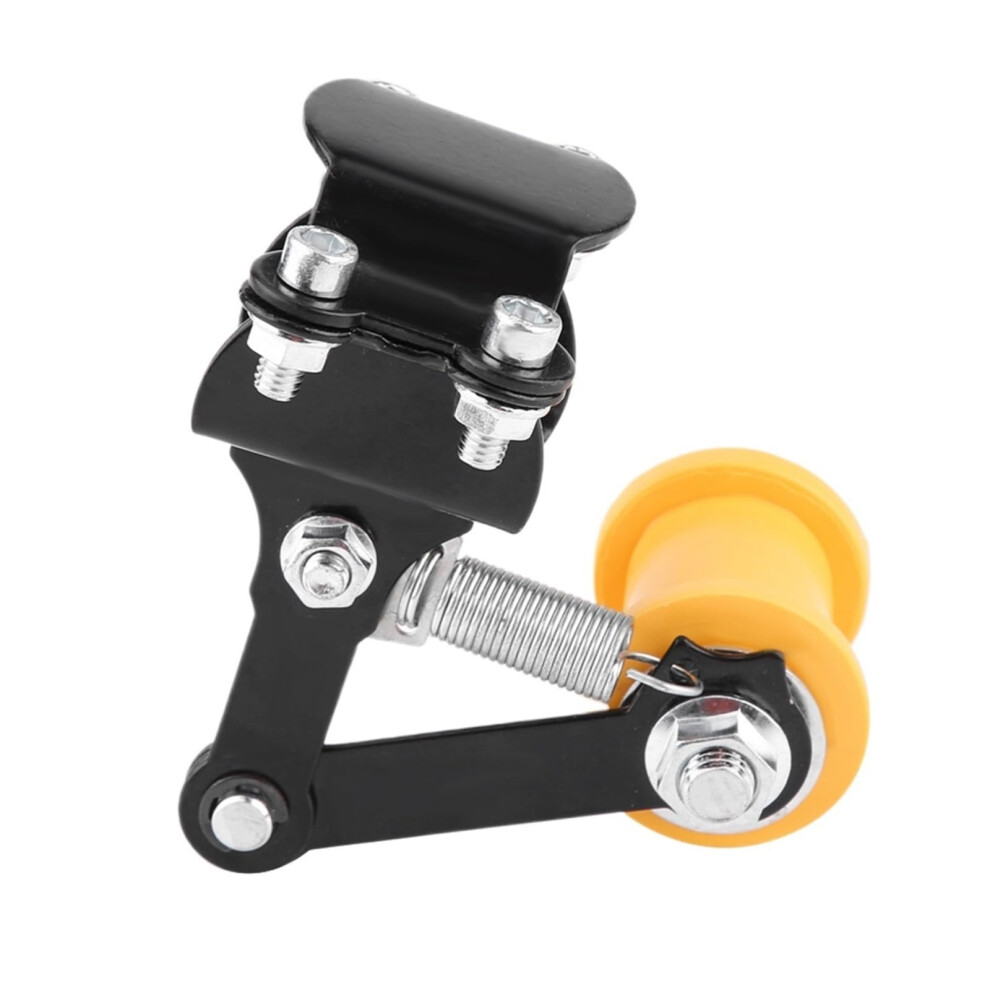 Motorcycle Chain Tensioner Automatic Adjuster With Roller For Enhanced Safety Universal Black 9382693655882