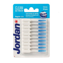 Jordan Clean Between Sticks - Pack of 20 | Easy Interdental Cleaning And Plaque Removal